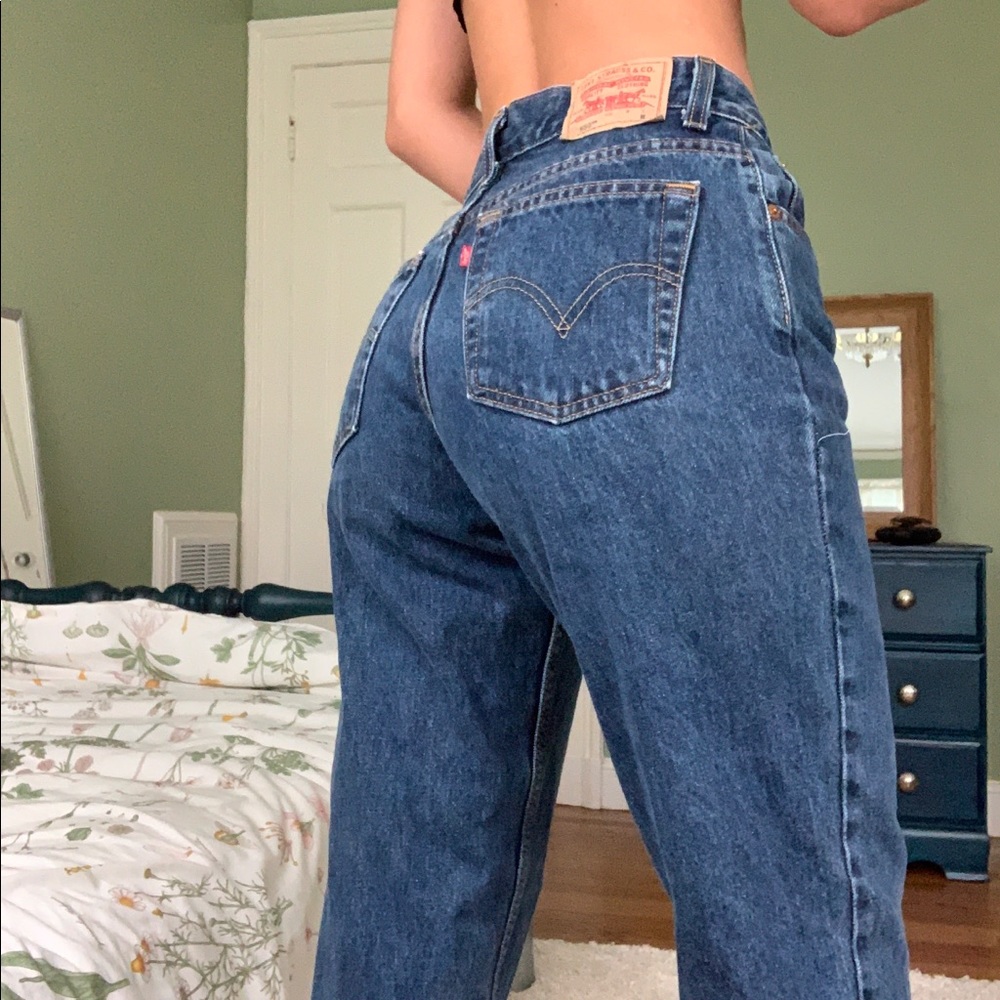 Vintage high rise levis